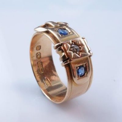 mourning and signet rings, gold ring