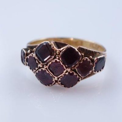 mourning and signet rings, gold ring